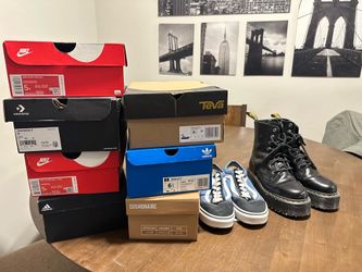 $125 FOR ALL -9 PAIR SHOE BUNDLE (WOMENS 6 and 6.5)