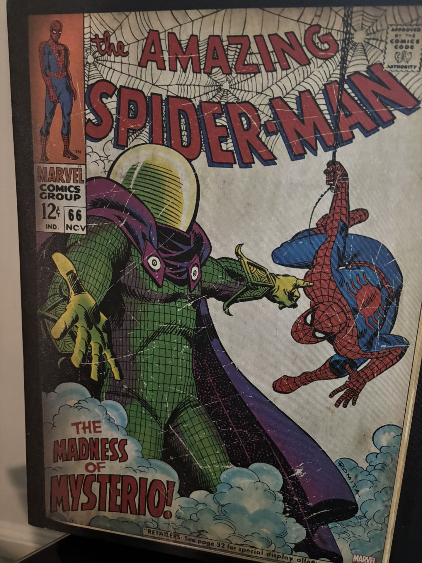 Spider-Man Wall Canvas Marvel 