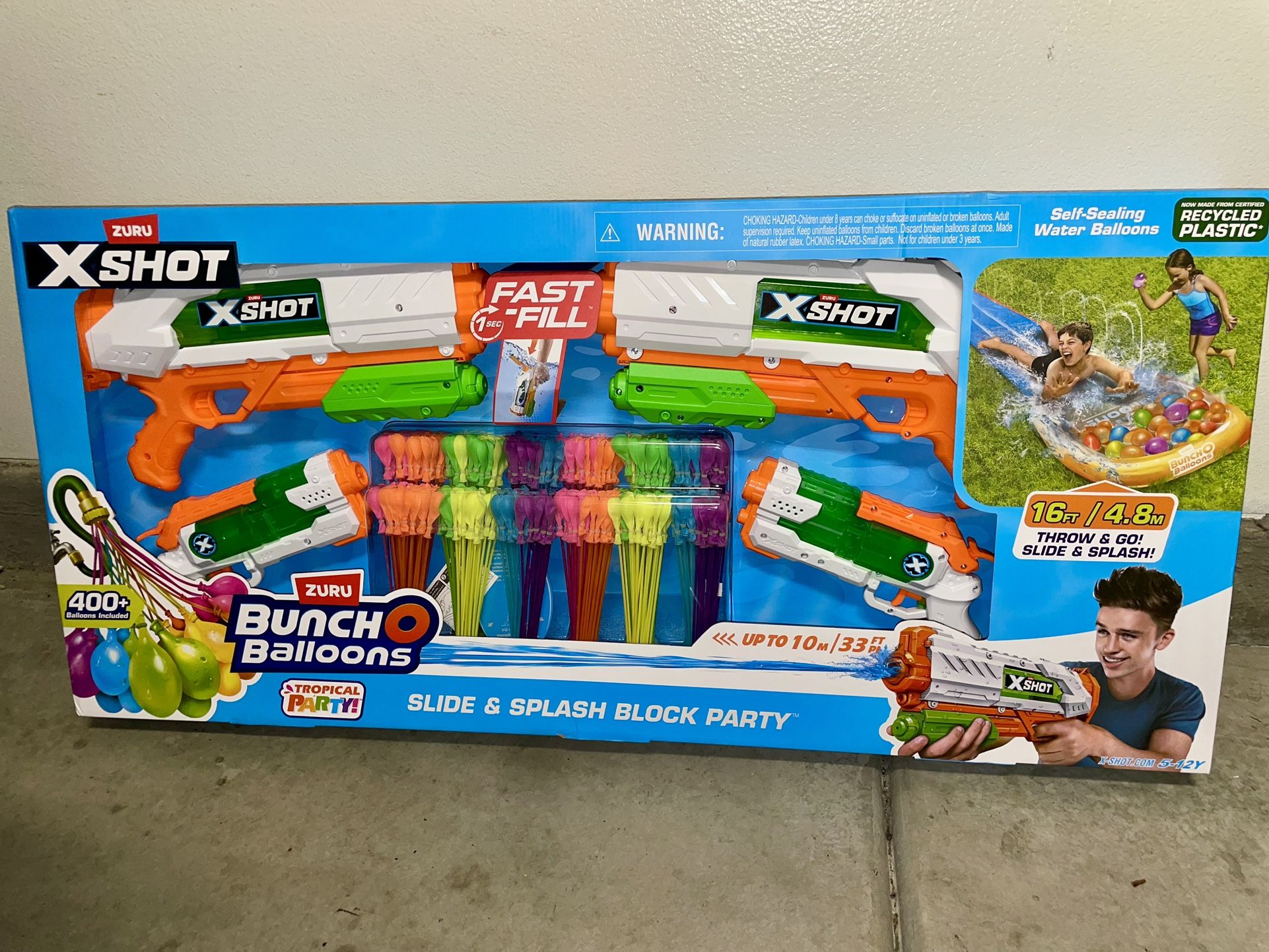 Bunch O Balloons Slide And Splash Block Party