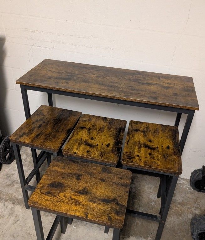 Table And Stool Set