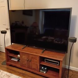 Sony 75" TV, Table, & Bose3-2-1 II Speaker System+DVD Player