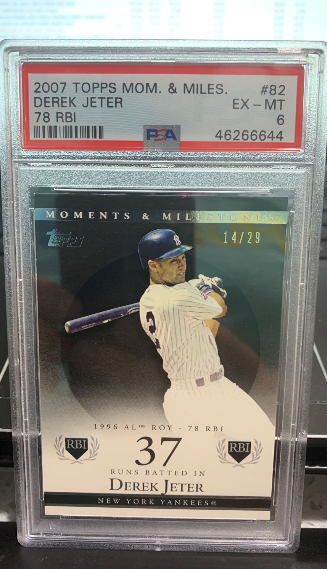 Rare PSA graded baseball card