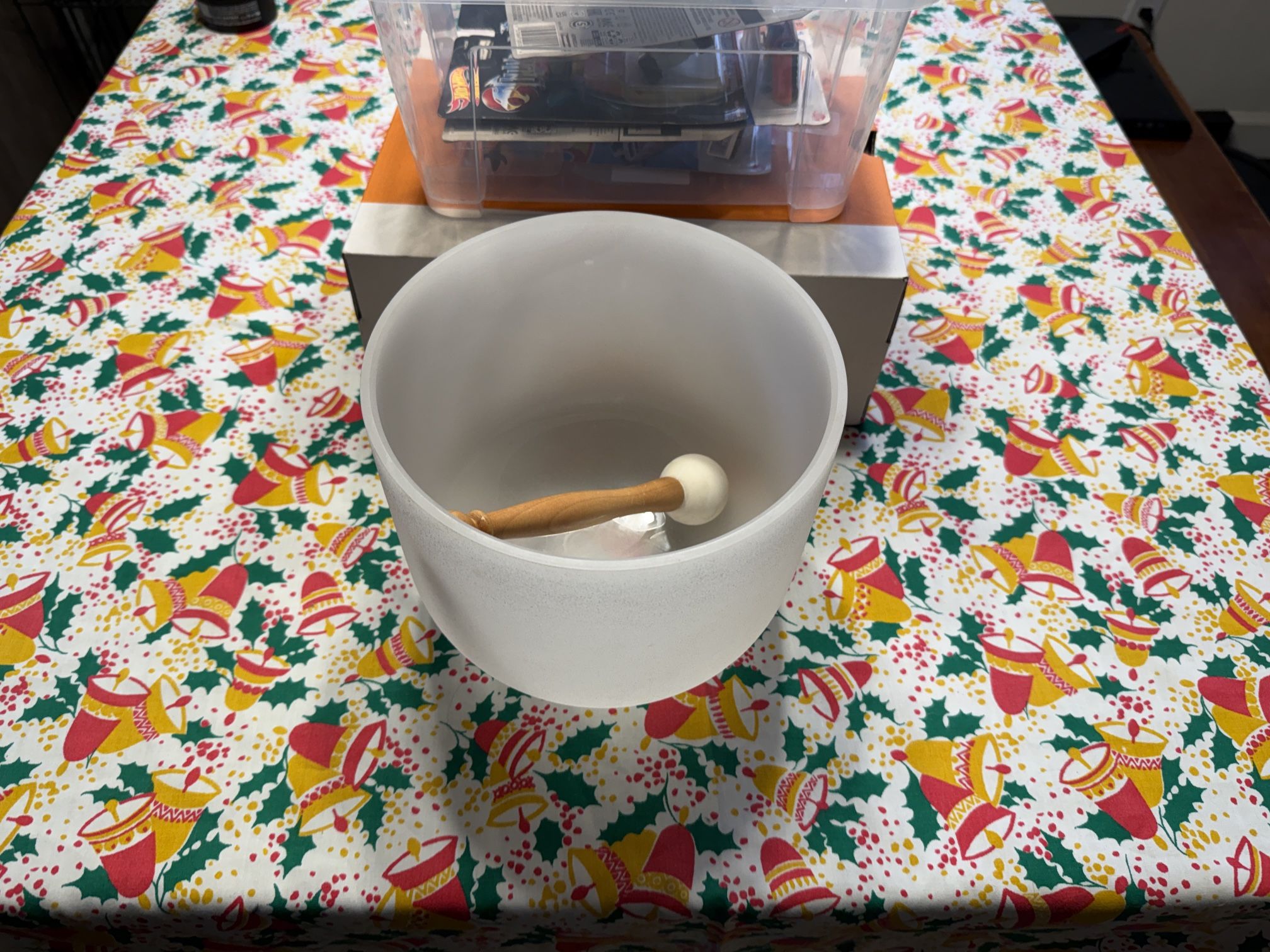 Large Crystal Singing Bowl