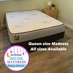 Queen Size Mattress 10” Inches Thick Brand New Available in All Sizes. 🚚 Delivery Same Day 