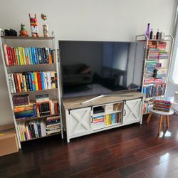 Bookshelves And Entertainment Center