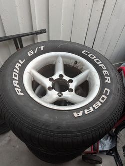 6 lug rims and tires 275-60-R15