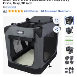 Foldable Dog Crate 