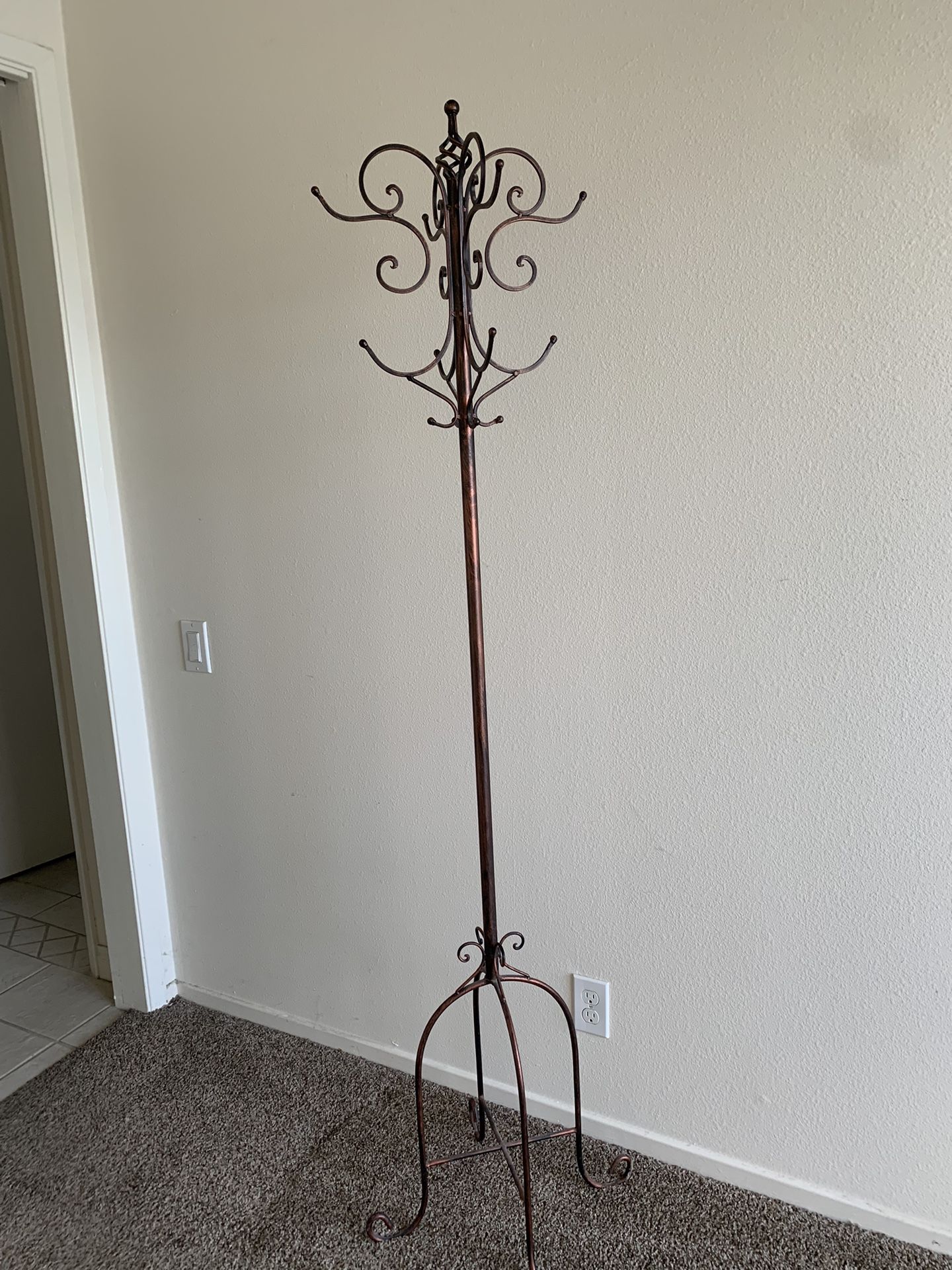 Beautiful Metal Coat Rack 