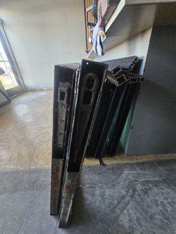 French 2 Pieces Solid Metal Doors