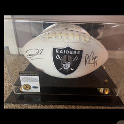 Raiders signed football