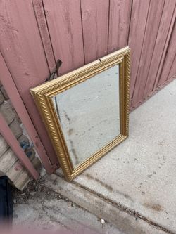 Beautiful Antique Framed Mirror 