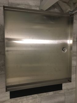 Stainless steel washer drain pan for sale. With hole....32*30