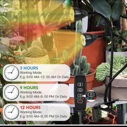 🌱 Clip-On LED Grow Light for Indoor Plants