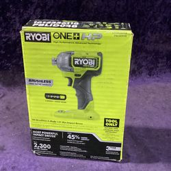 🛠🧰RYOBI ONE+ HP 18V Brushless Cordless 4-Mode 1/4” Impact Driver-NEW!(Tool Only)-$90!🧰🛠