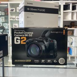 Blackmagic Pocket Cinema Camera 6K G2 + Sigma 18-35mm F1.8 Bundle DC Limited Time Sale