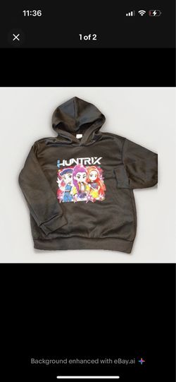 Girls 6Y Huntrix K-POP Demon Hunters Girls Hoodie New Without Tags