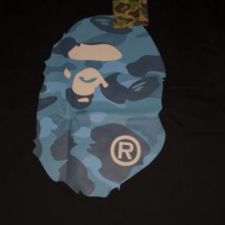 Bape T Shirt Blue Camo