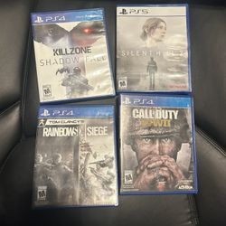 PS4 & PS5 Games.  All For $50.