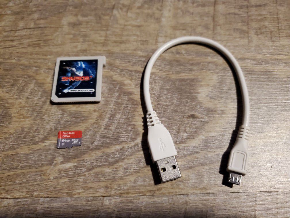 Sky3DS+ Flash Nintendo w/ GB microSD card for Sale in San Diego, CA - OfferUp