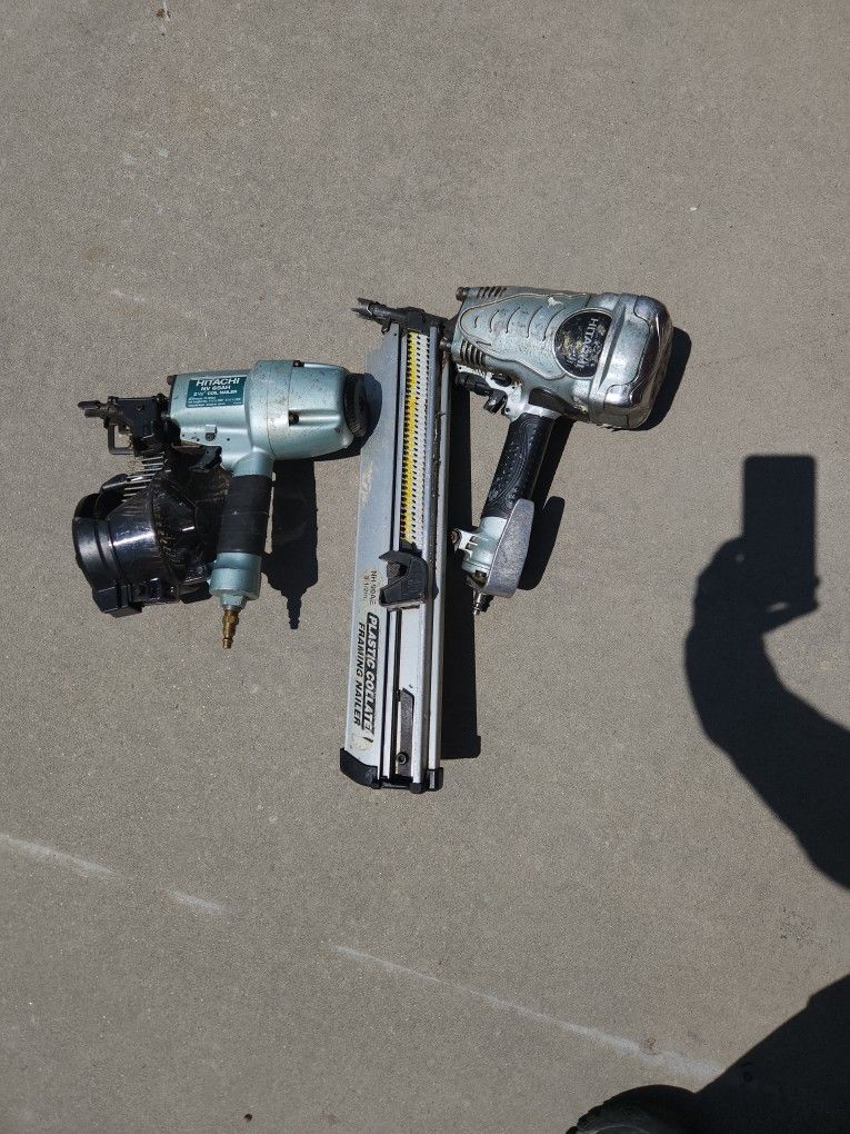 Hitachi Nail Guns Set
