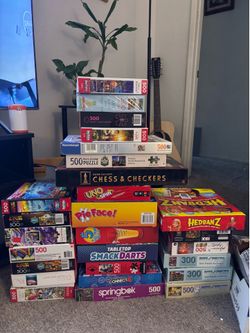 Gently used board games and puzzles!