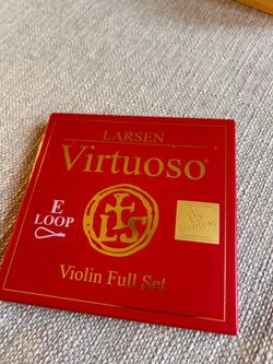 Full brand new set of unopened Larsen Virtuoso violin strings