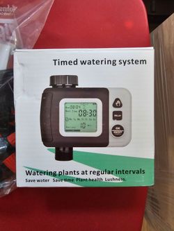 Timed watering system