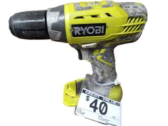 Ryobi P208b Green Cordless Screw Gun