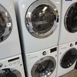 LG Front Load Washer and Stackable Gas Dry set
