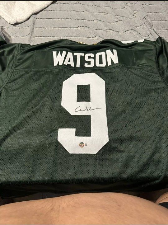 Christian Watson Signed Jersey