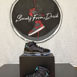 Nike Air Jordan 11 Gamma Blue Grade School Sz 4.5Y