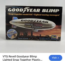 Goodyear Blimp Lighted Sign Model . (Electric)