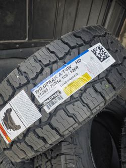 4 New LT 295-70-18 Falken Wildpeak AT4 All Terrain Tires 34-12.00 R18 Inch Tire Load E 10 Ply FREE Delivery To Most Inland Empire Locations SALE