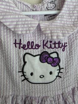 Hello Kitty Girls Toddler Striped Dress 3T