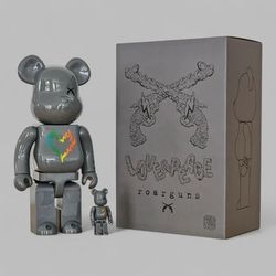 Bearbrick x Roarguns 20th anniversary 100% and 400% set