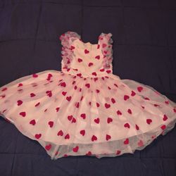 Girls 5t Valentines Dress