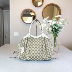 Gucci GG Logo Supreme Small Totes Satchel