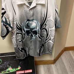 Men’s Shirt, Skull Design 