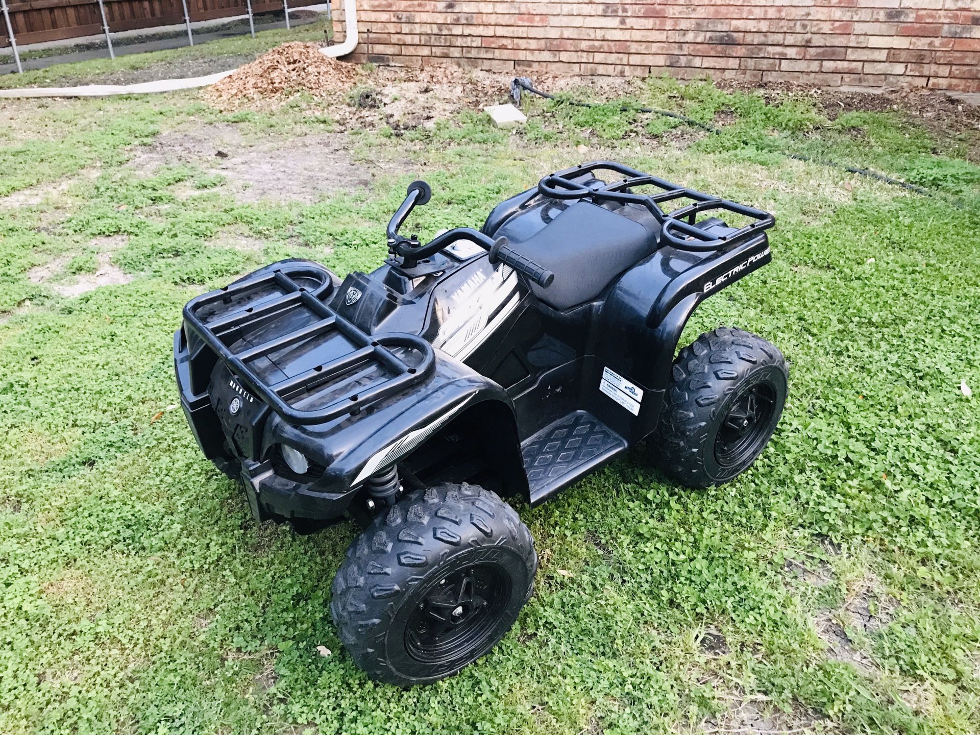 yamaha battery powered 4 wheeler