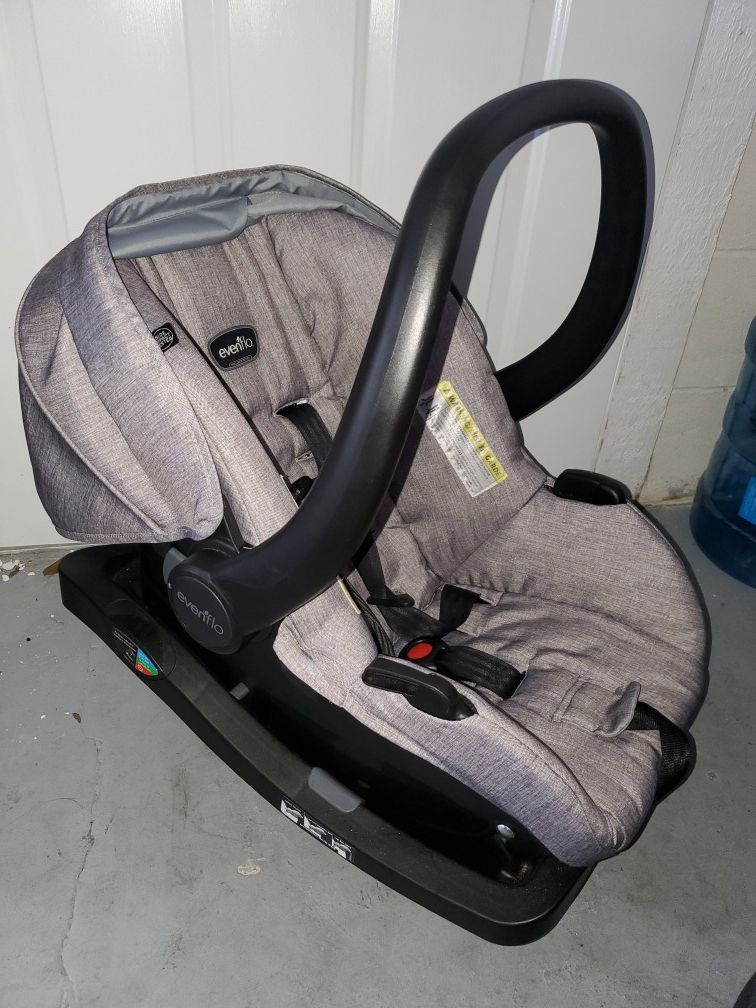 Car seat with base.