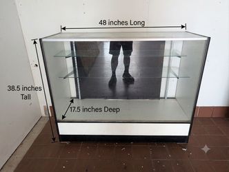 Multiple Commercial Retail Glass Display Cases & Tall Wall Shelving Units – Open to Offers