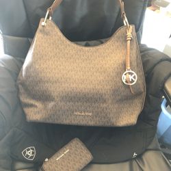 MK SET PURSE AND WALLET 