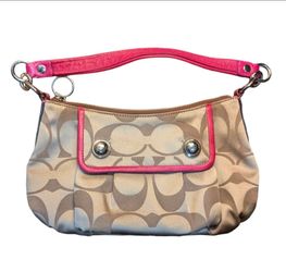 Y2K COACH SATEEN SIGNATURE C SHOULDER BAG