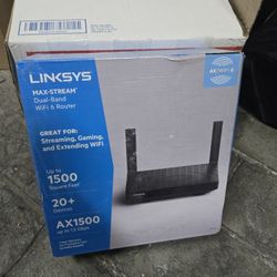 Linksys Router WIFI 6 AX1500