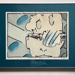 1973 Peter Max "Zero Horizontal" Zero I Limited Edition Serigraph Pencil Signed