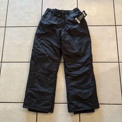 NEW Kids Size 8 The Children's Place Black Snow Pants Size 8