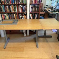 IKEA Galant Desk And Extension