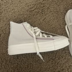 CONVERSE Chuck Taylor All Star Lift Platform Suede Womens High Top Shoes