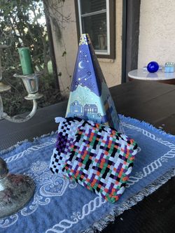 Halloween Boho Potholder