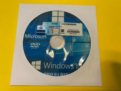 Window 10 Pro 64bit DVD & Lifetime  License Key 